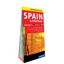 Premium! map. Spain and. Portugal. Road. Map