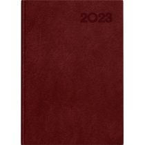 Top-2000 Kalendarz 2024 książkowy. A5 Basic. DTP bordowy