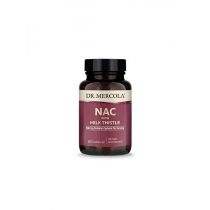 Dr. Mercola. NAC with. Milk. Thistle. Suplement diety 60 kaps.
