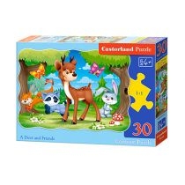 Puzzle 30 el. A Deer. AND Friends. Castorland