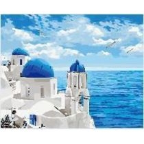 Diamentowa mozaika. Greckie morze. NO-1008287
