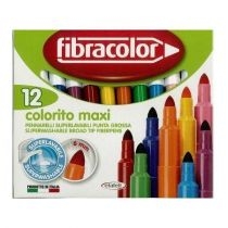 Fibracolor. Mazaki. Colorito. Maxi 12 kolorów