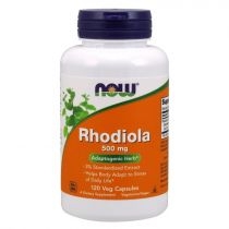 Now. Foods. Rhodiola. Rosea - Różeniec. Górski 500 mg. Suplement diety 120 kaps.