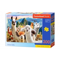 Puzzle 200 el. Llamas. Selfie. Castorland
