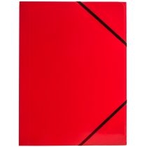Tetis. Teczka kartonowa z gumką narożną 320 x 240 mm czerwona