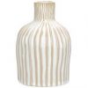 H&S Decoration. Wazon porcelanowy. Stripes kremowy 15 cm