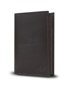 Elegancki skórzany męski portfel. RFID SOLIER SW34 brązowy