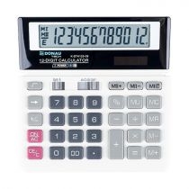Donau. Kalkulator biurowy 12-cyfrowy wyświetlacz 15.6 x 15.2 x 2.8 cm
