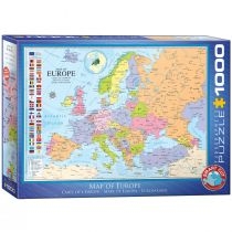 Puzzle 1000 el. Mapa. Europy. Eurographics