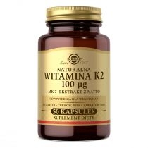 Solgar. Naturalna witamina. K2 100 mcg - suplement diety 50 kaps.