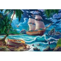 Puzzle 1500 el. First. Night on. New. Land. Castorland