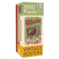Puzzle. Vintage 1000 el. Retro. Movie. Collection. Tactic
