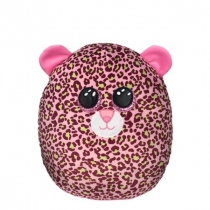 Squish-a-Boos. Lainey różowy leopard 30 cm. Ty