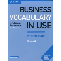 Business. Vocabulary in. Use. Intermediate with answers