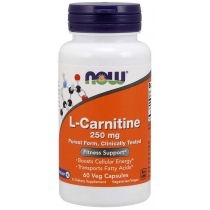 Now. Foods. L-Karnityna. Carnipure 250 mg. Suplement diety 60 kaps.