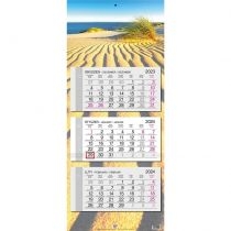 Kalendarz 2024 trójdzielny gł. płaska. Bałtyk