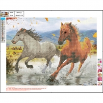 Centrum. Mozaika diamentowa 5D. Horses 89762 40 x 50 cm