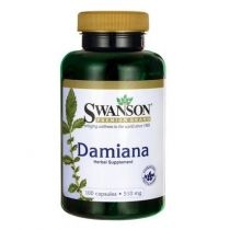 Swanson. Full. Spectrum. Damiana 510 mg. Suplement diety 100 kaps.