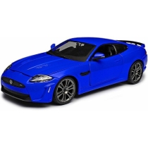 Model metalowy. Jaguar. XKR-S niebieski. Bburago