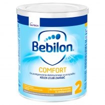 Bebilon. Comfort 2 Pro. Expert. Dietetyczny środek spożywczy na kolki i zaparcia powyżej 6. miesiąca życia 400 g[=]