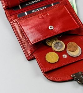 Średni, skórzany portfel damski na zatrzask - 4U Cavaldi