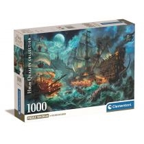 Puzzle 1000 el. Compact. Pirates. Battle. Clementoni