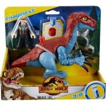 Fisher-Price. Jurassic. World. Imaginext. Dinozaur. Therizinosaurus & Owen. GVV63 MATTEL