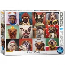 Puzzle 1000 el. Funny. Dogs by. Lucia. Heffernan. Eurographics