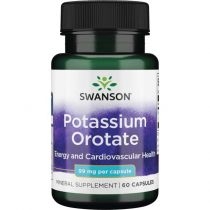 Swanson. Potassium. Orotate - Orotan. Potasu 99 mg. Suplement diety 60 kaps.