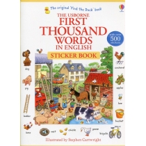 First. Thousand. Words in. English. Sticker. Book