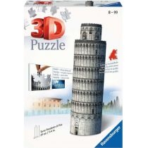 Puzzle 3D 54 el. Mini budowle. Krzywa. Wieża w. Pizie. Ravensburger