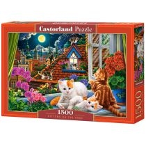 Puzzle 1500 el. Kittens on the. Roof. Castorland