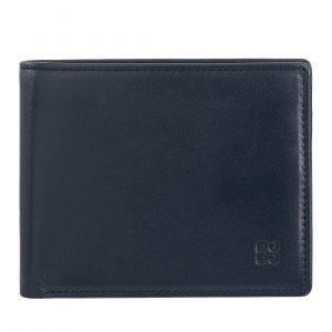 DUDU Męskie skórzany portfel. RFID wielokolorowy z kieszeniami na monety i karty kredytowe