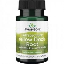 Swanson. Yellow. Dock. Root. Suplement diety 60 kaps.