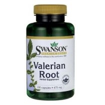 Swanson. Valerian. Root 475 mg. Suplement diety 100 kaps.
