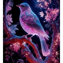 Diamentowa mozaika - Ptak magiczny nocą Norimpex