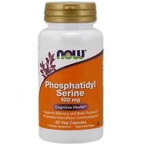 Now. Foods. Phosphatidyl. Serine - Fosfatydyloseryna 100 mg. Suplement diety 60 kaps.