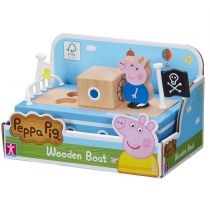 Peppa. Pig - Drewniana łódka z figurką