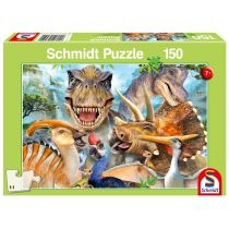 Puzzle 150 el. Dinozaury 111423 G3