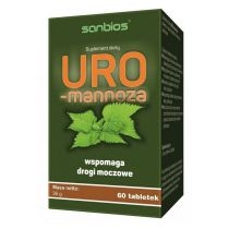 Sanbios. URO - mannoza. Suplement diety 60 tab.