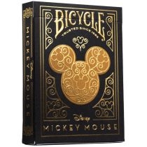Karty. Black & Gold. Mickey. BICYCLE Quint