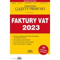 Faktury. VAT 2023. Podatki 1/2023