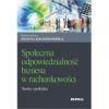 Społeczna odpowiedzialność biznesu w rachunkowości