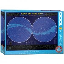 Puzzle 1000 el. Mapa księżyca. Eurographics
