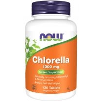 Now. Foods. Chlorella 1000 mg. Suplement diety 120 tab.