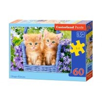 Puzzle 60 el. Ginger. Kittens. Castorland