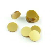 Crafters. Znaczniki akrylowe złote okrągłe 22 x 3 mm 10 szt.