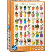 Puzzle 1000 el. Cacti & Succulents. Eurographics