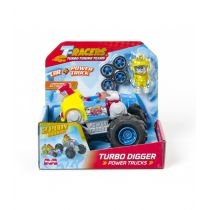 T-Racers. Turbo. Digger. Power. Trucks. Magic. Box
