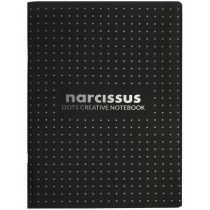 Zeszyt. A4 80g czarny. Narcissus kropka 48 kartek